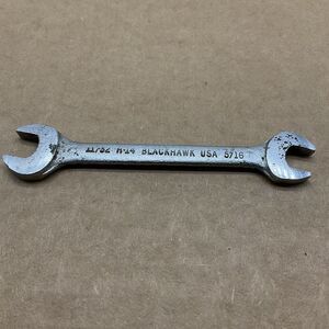 Blackhawk H-14 11/32 x 5/16 Double Open Ended Wrench  USA